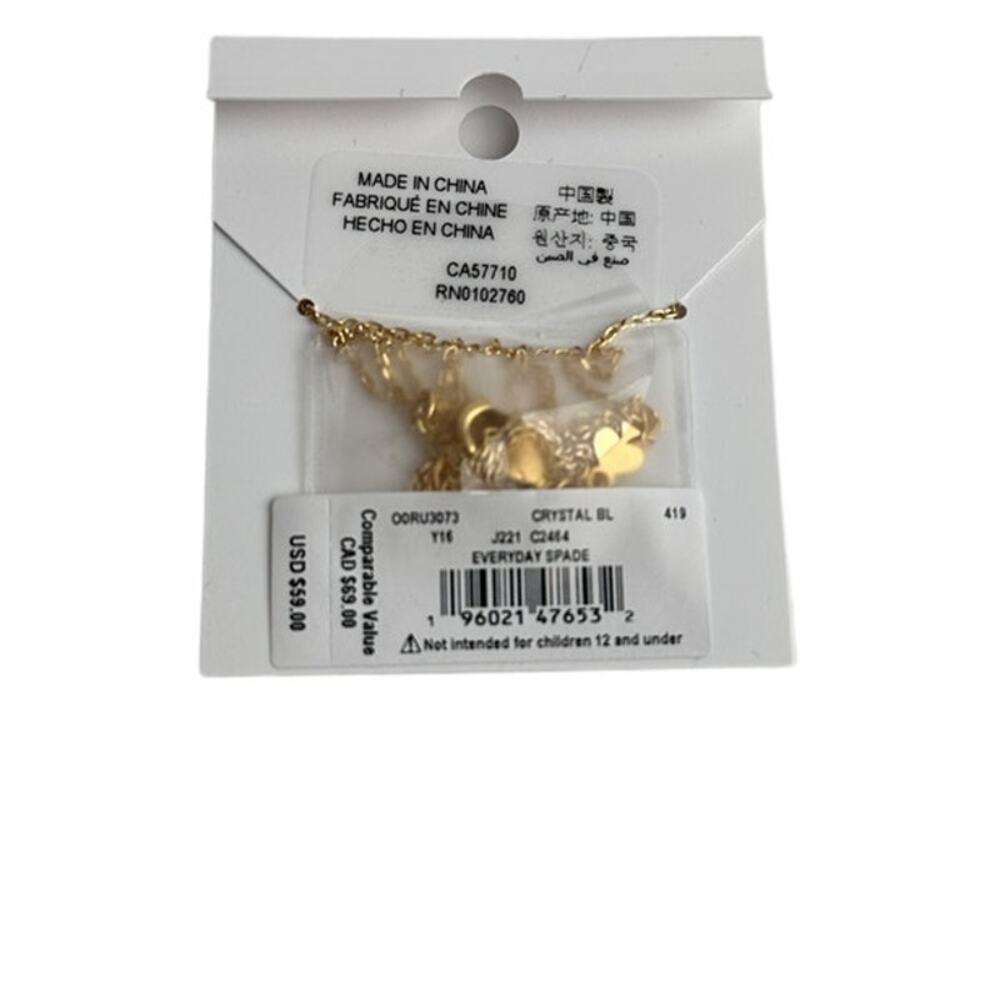 Kate Spade Everyday Spade Enamel earrings, necklace and Bracelet Set - Picture 12 of 12